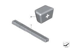 Знак аварийной остановки/аптечка/подушка