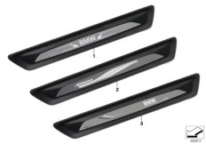 Молдинг порога с подсветкой