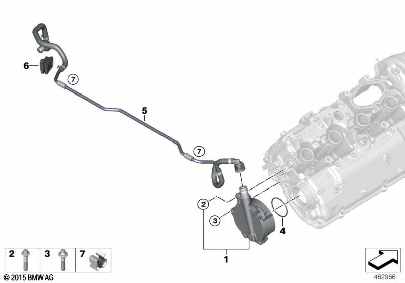 Вакуумный насос с трубопроводом