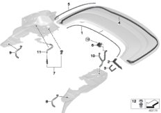 Уплотн.и ст.воды крышка отд.для скл.врх.