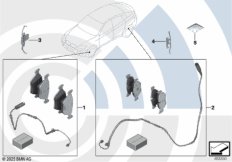 Сервисный к-т торм.колодки / Value Line