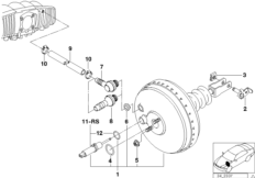 Вакуумный усилитель тормозов