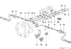Трубопровод тормозн.привода Пд ABS/ASC+T