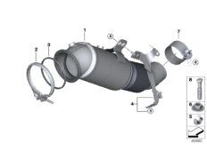 Катализатор рядом с двигателем