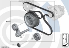 Рем.к-т ременного привода Value Line