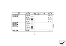 Шильдик "Reifendruck"