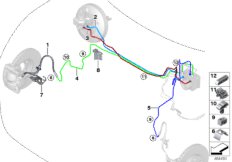 Трубопровод тормозного привода Пд