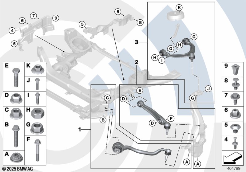 Ремонтный комплект тяги Л