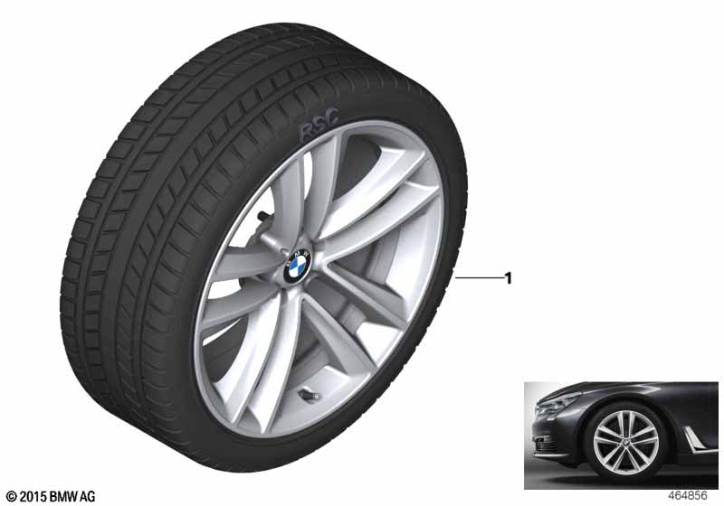 G11 колесо зимнее в сборе 245/45 R19
