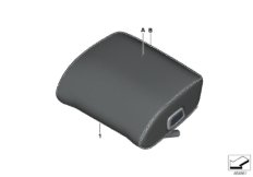 Подголовник Individual, сиденье Ср Зд