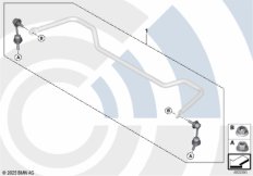 Ремкомплект стойки штанги стабилизатора