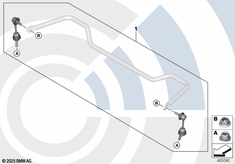 Ремкомплект стойки штанги стабилизатора