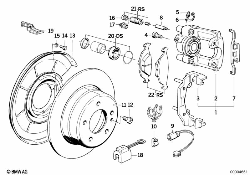 E23 Тормозной диск задний 282X12