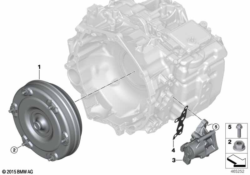 GA6F21AW гидротр.крут.мом./масл.насос