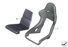 Набивка и обивка передн.сиденья