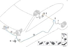 Трубопровод тормозного привода Зд