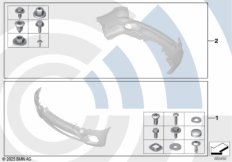 Монтажный комплект бампера