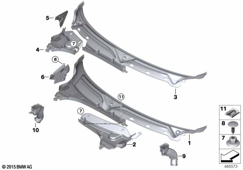 Обшивка обтекателя Наруж