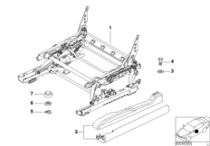 Сиденье Пд направ.сиден.с мех.прив./дет.