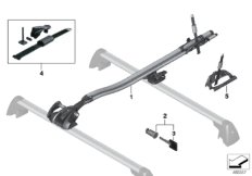 Крепление гоночного велосипеда