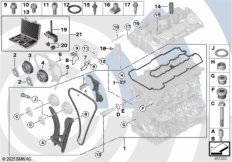 Ремкомплект открытой приводной цепи Вх
