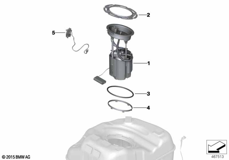 Топливный насос/датчик уровня наполнения