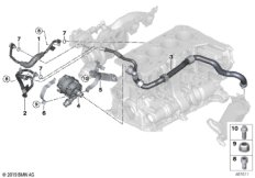Система охлаждения турбонагнетателя
