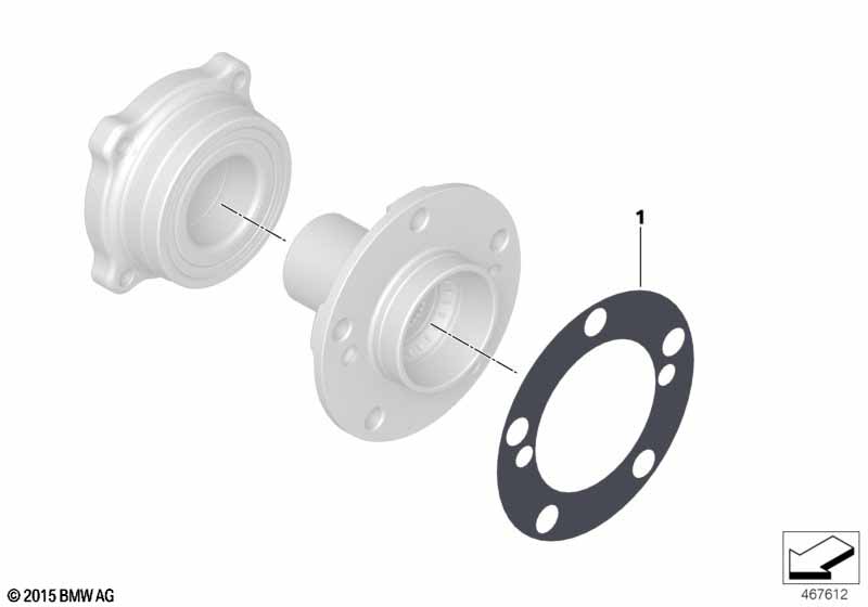Полуось задн.моста/подшипн.ступ.колеса