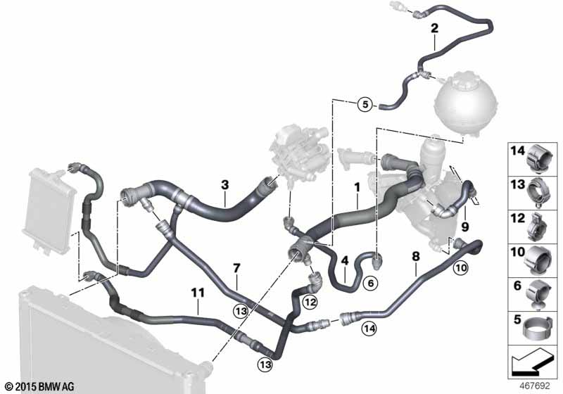 Шланги системы охлаждения