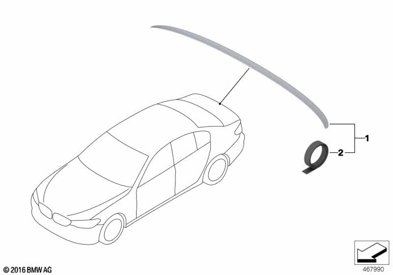 Дооснащение задним спойлером