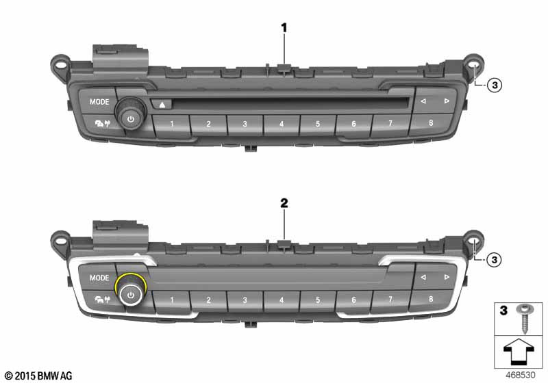 Панель управления аудиосистемой