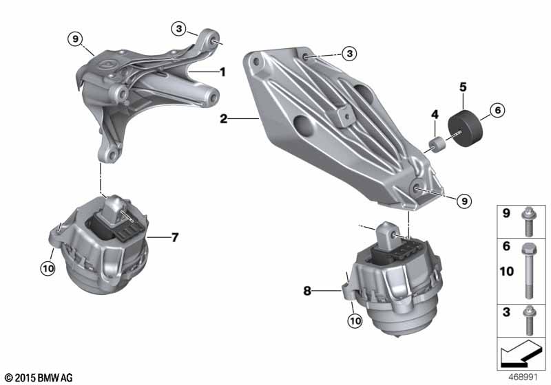 Подвеска двигателя