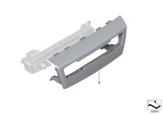 Накладка панели управления аудиосист.