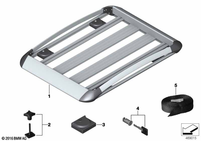 Багажный контейнер алюминий