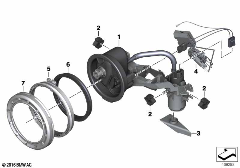 Топливный насос / рычажный датчик
