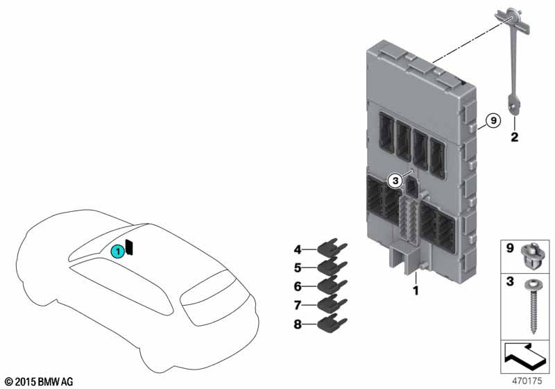 ЭБУ Body Domain Controller BDC