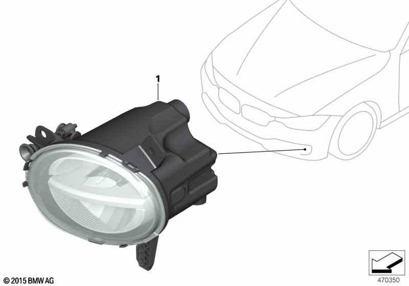 Дооснащение светод.п/туманными фарами