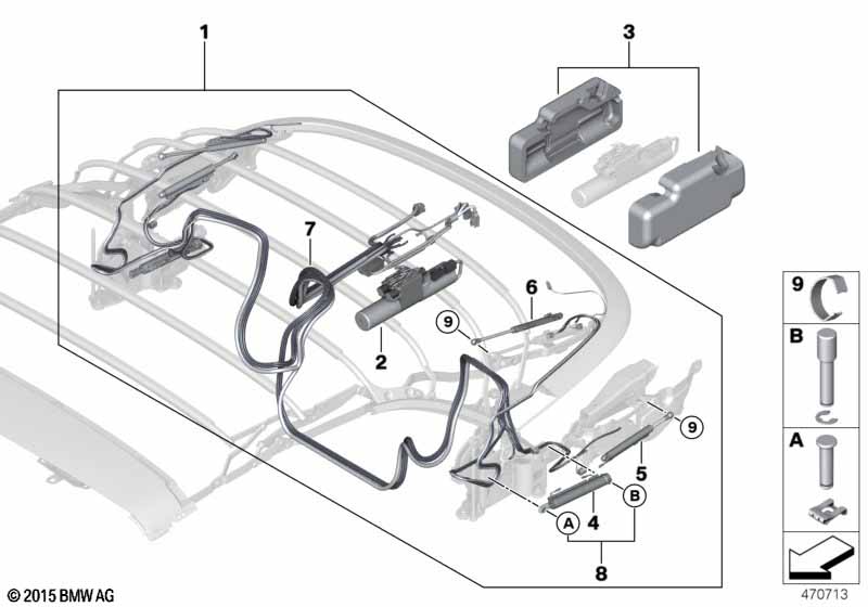 Гидравлический узел складного верха