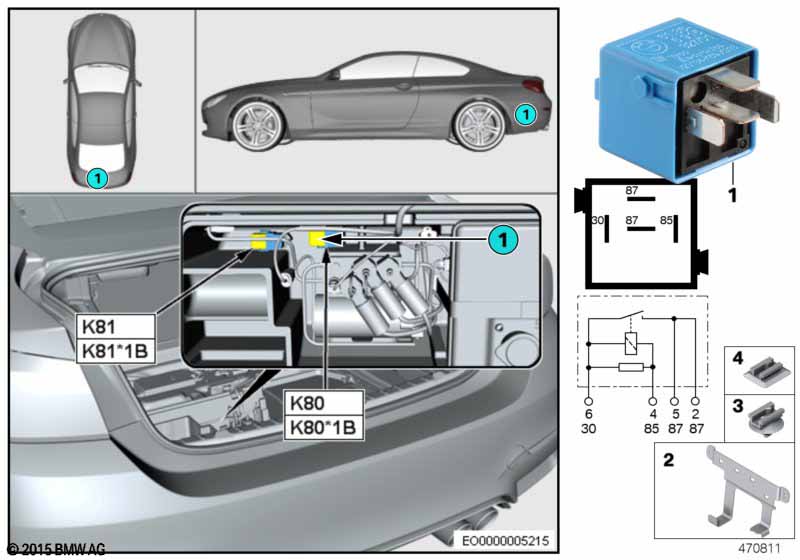 Реле клапанного блока K80