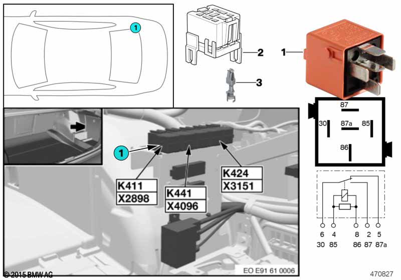 Реле радиостанции K411