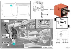 Реле нагнетателя доб. воздуха K6304a