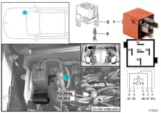 Реле нагнетателя доб. воздуха K6304a