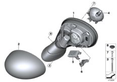 наружное зеркало заднего вида