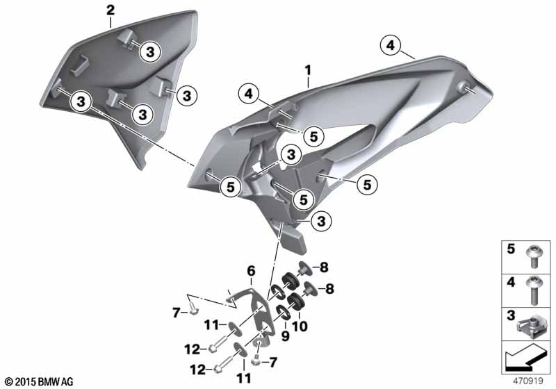 Боковая обшивка впереди заготовка