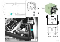 Разгрузочное реле контакта 15 K6326