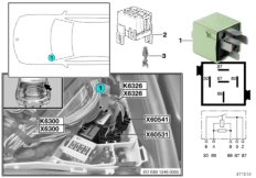 Разгрузочное реле контакта 15 K6326