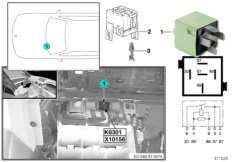 Реле топливного насоса K6301