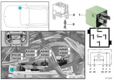 Разгрузочное реле контакта 15 K6326