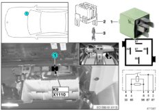 Разгрузочное реле контакта 15 K9