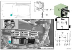 Реле форсунок K6327